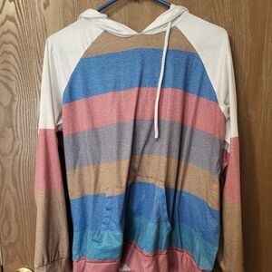 Striped Multicolor Hoodie